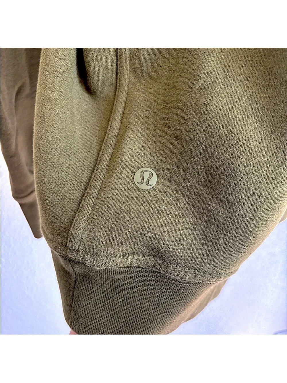 Lululemon all yours sweatshirt in moss green